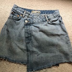 Topshop Jean Skirt